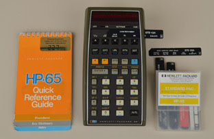HP-65 with program pacs