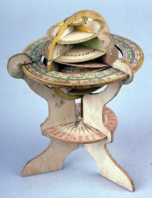 Mrs Johnson's dissected paper globe