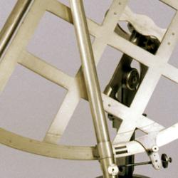 Close-up of W.1084, a John Bird 18-inch quadrant, very similar to the one taken on Cook’s 1768-71 voyage